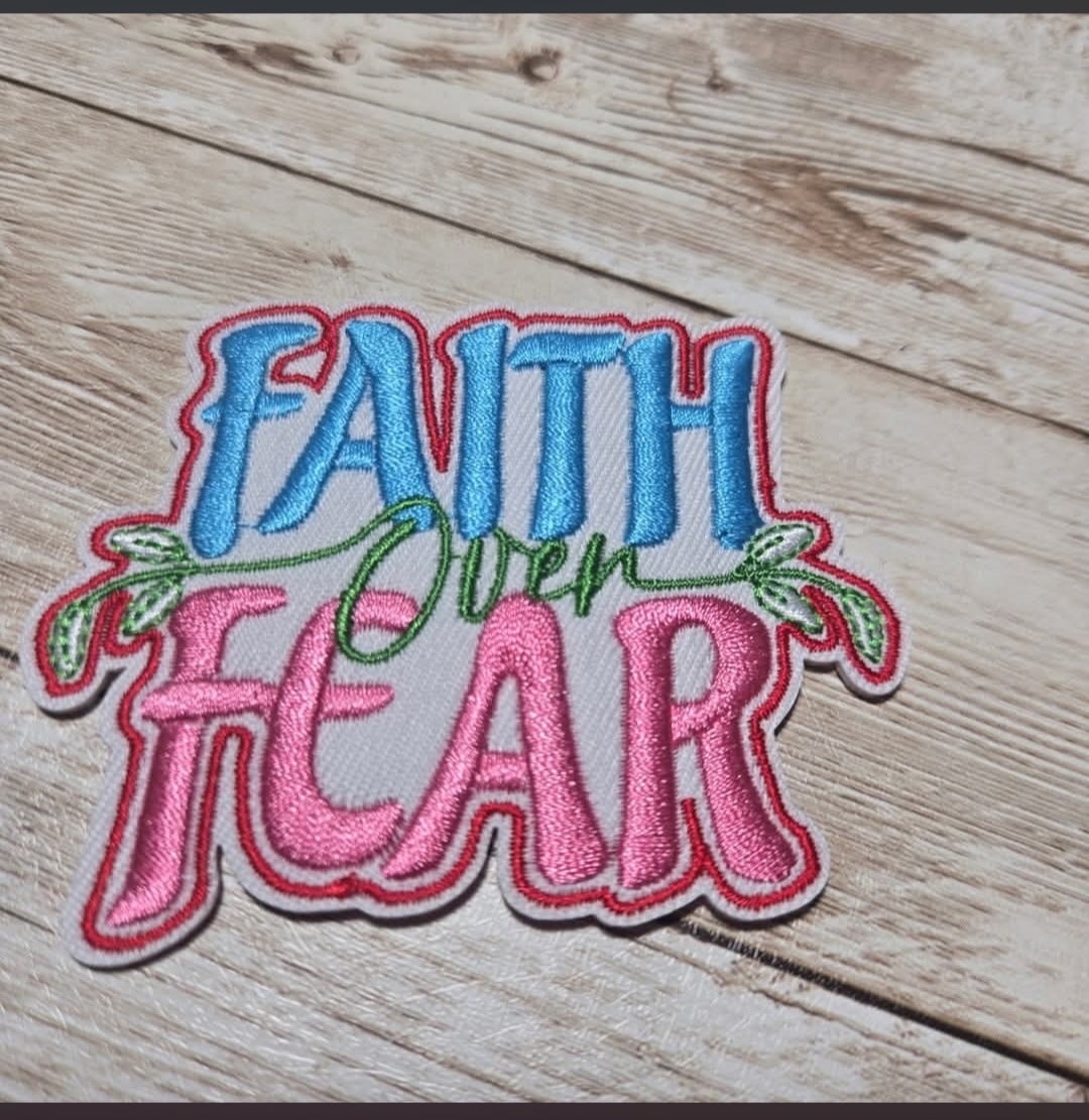 Faith Over Fear patch