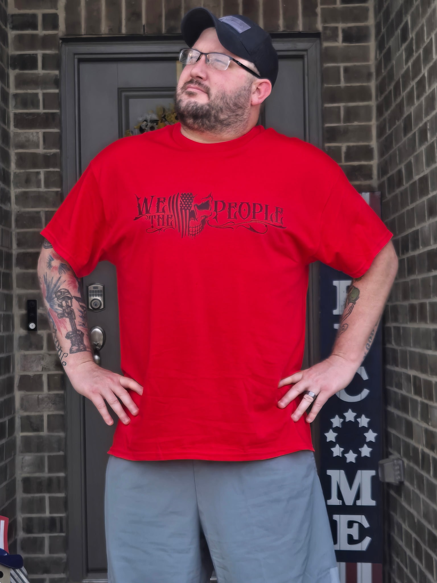 Hat and t-shirt bar