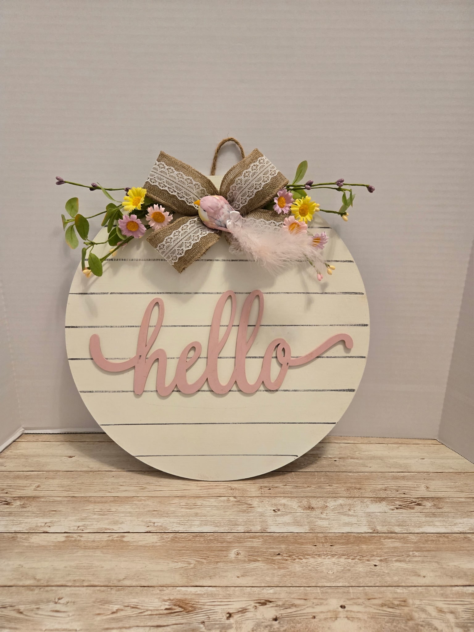 Hello Door Sign