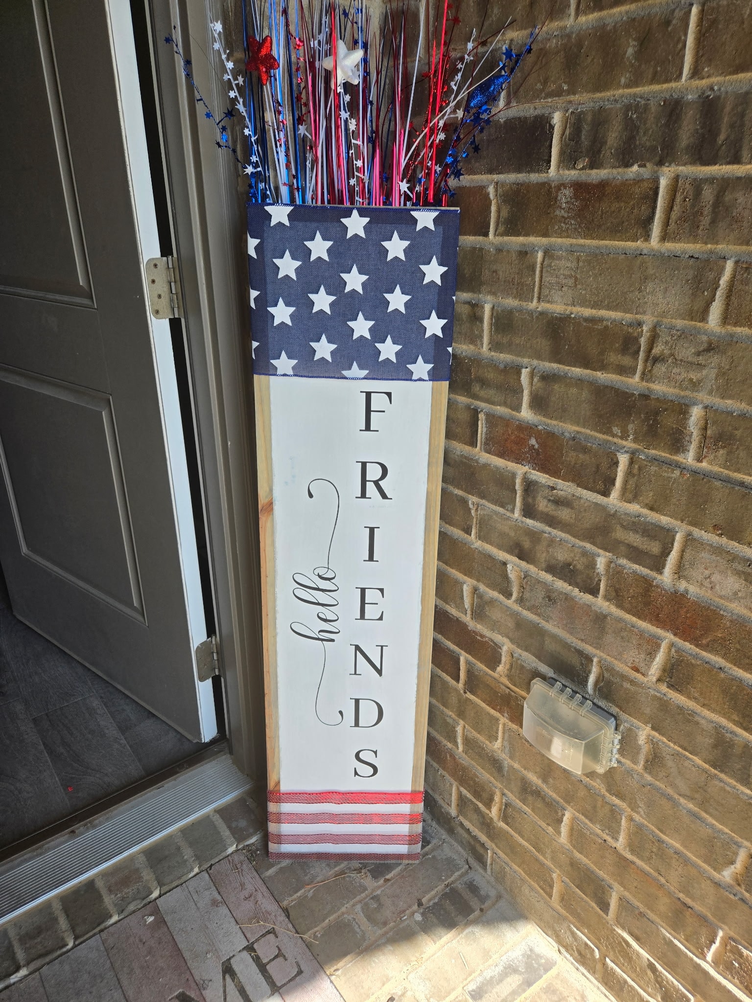 Patriotic Door Leaner